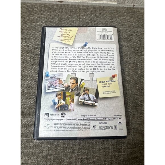 The Office Season One DVD Set Steve Carell Comedy Series - Picture 2 of 3